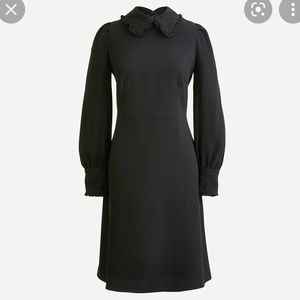 J. Crew A-line Dress with Ruffle Collar